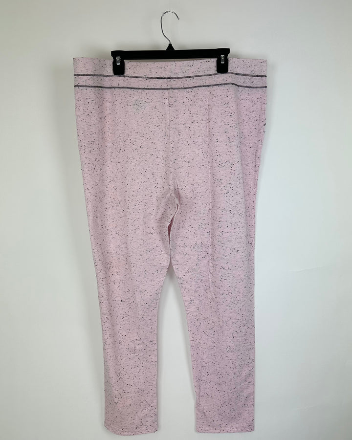 Pink Heather Pajama Pants - XXL