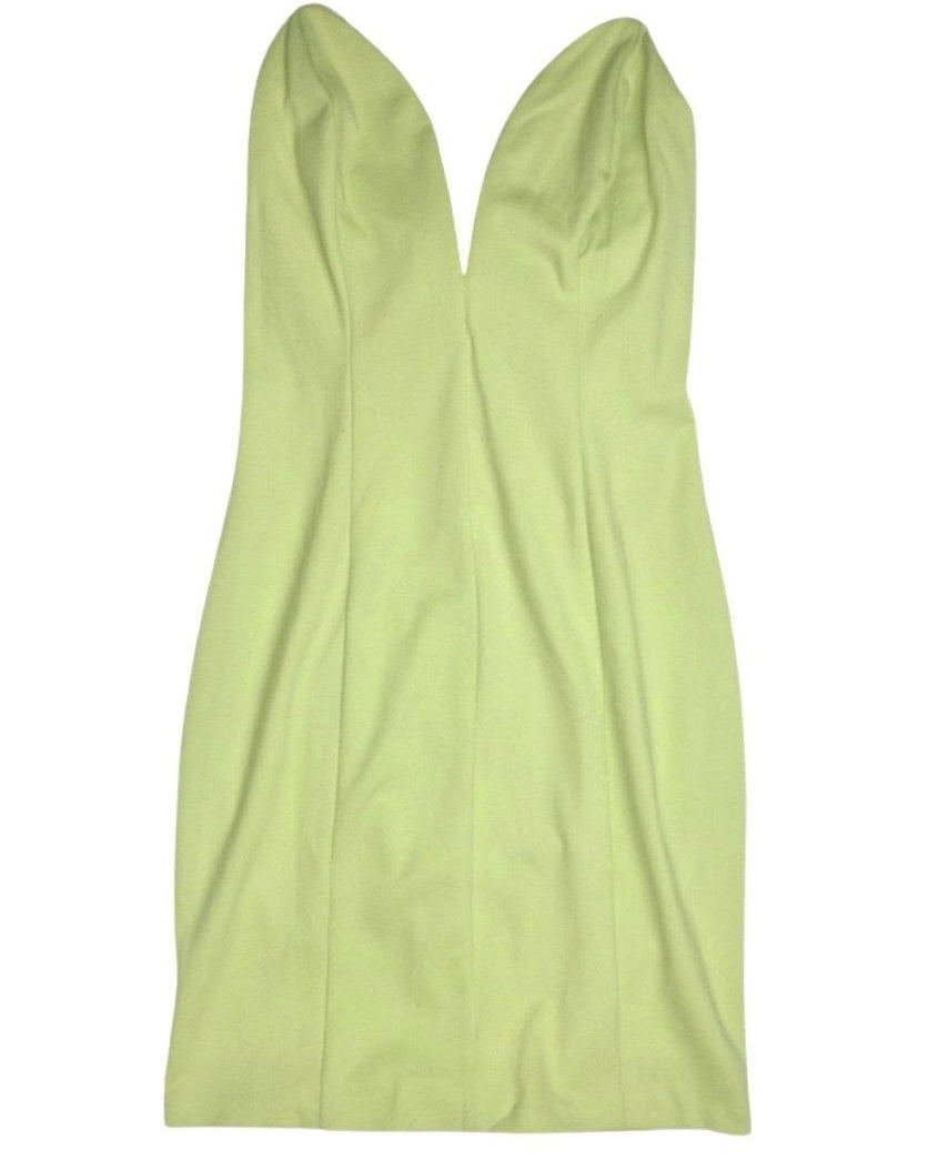 Lime Green Strapless Dress