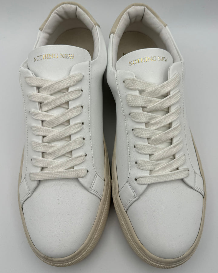 MENS White Leather Sneaker - Size 9.5/10