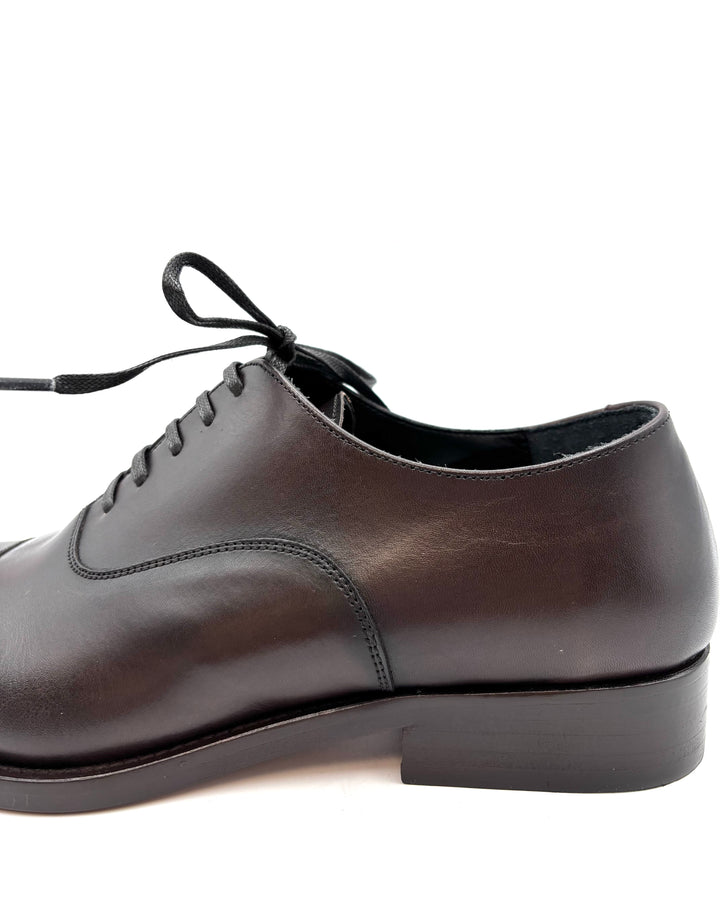 MENS Dark Chocolate Brown Lace Up Dress Shoes - Size 8