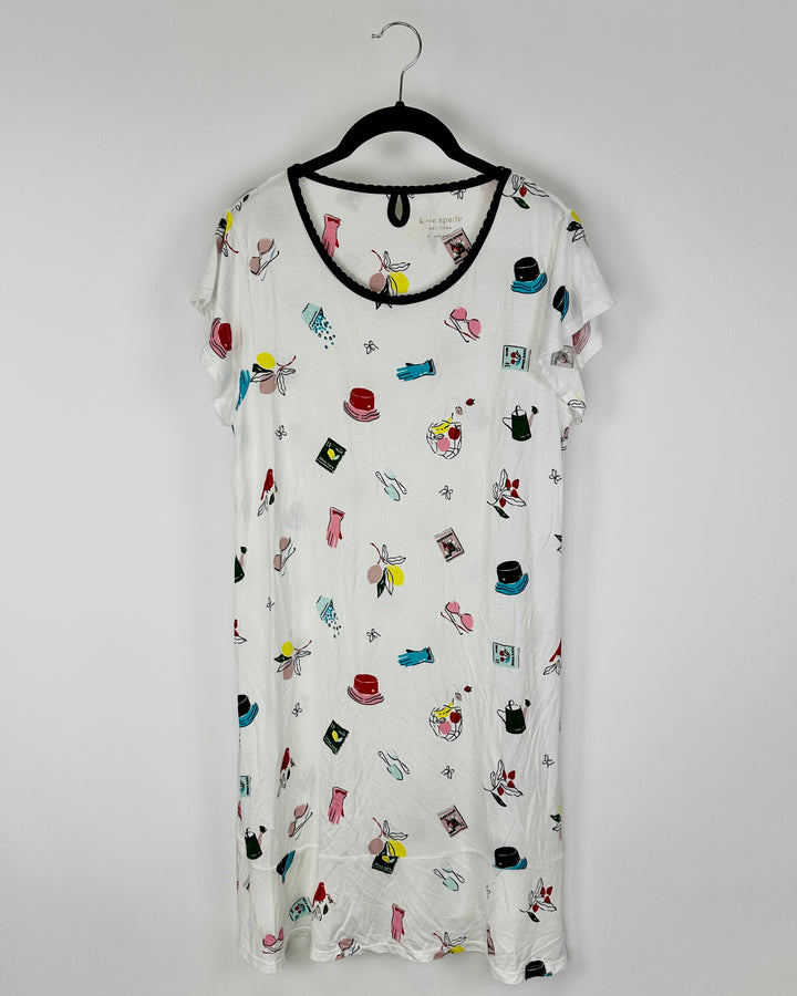 Gardening Print Nightgown - Size 4-6