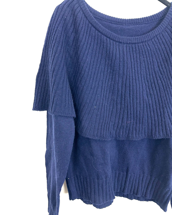 Navy Blue Sweater - Size 4/6