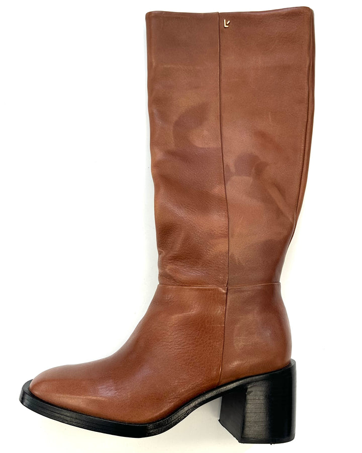 Brown Leather Boots - Size 5.5