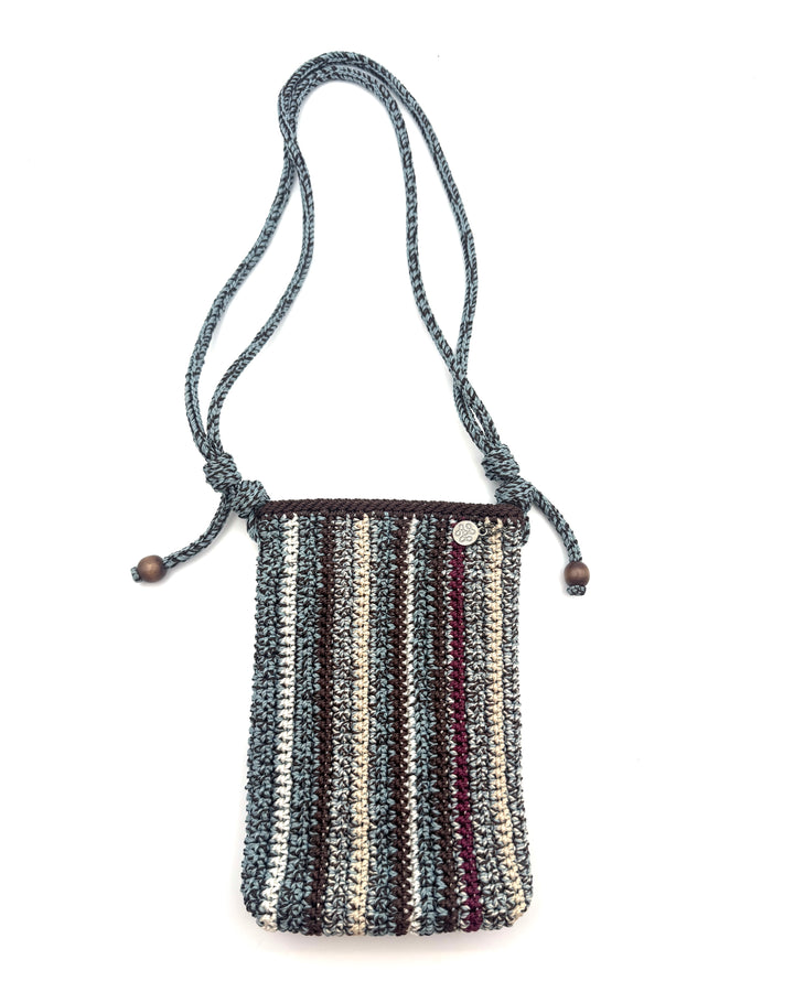 Blue Crochet Shoulder Bag