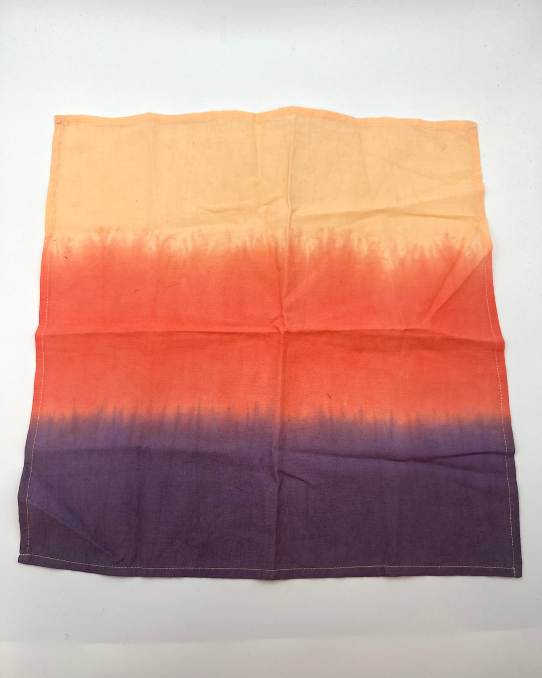 MENS Purple and Orange Ombre Pocket Square