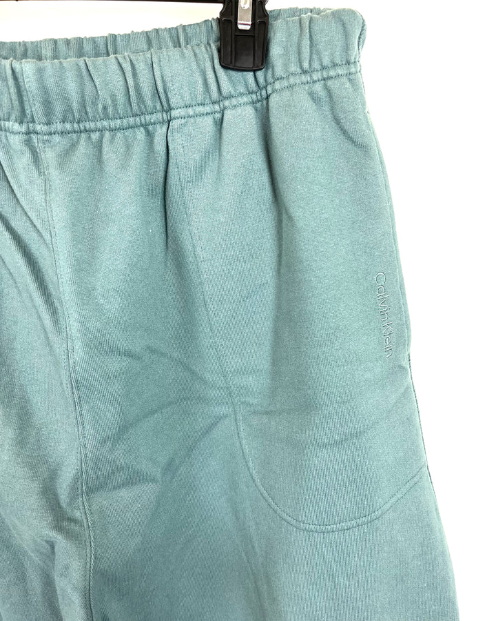 MENS Teal Blue Joggers - Medium