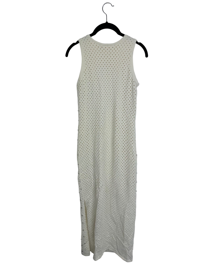 White Rhinestone Dress - Size 4/6