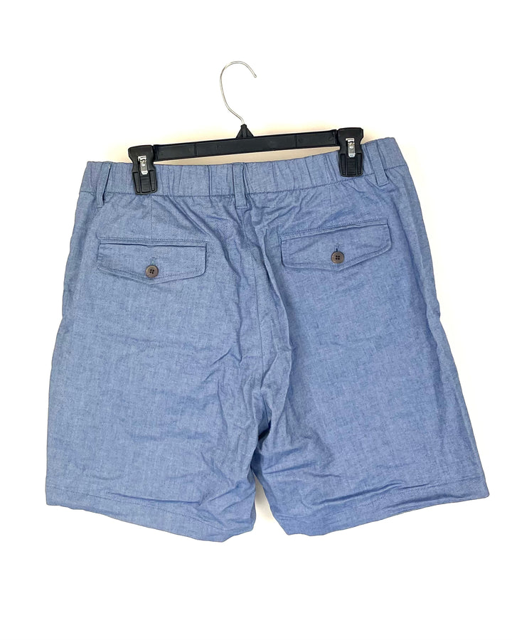 MENS Cerulean Blue Shorts - Medium - 5", 7", 9" Inseam