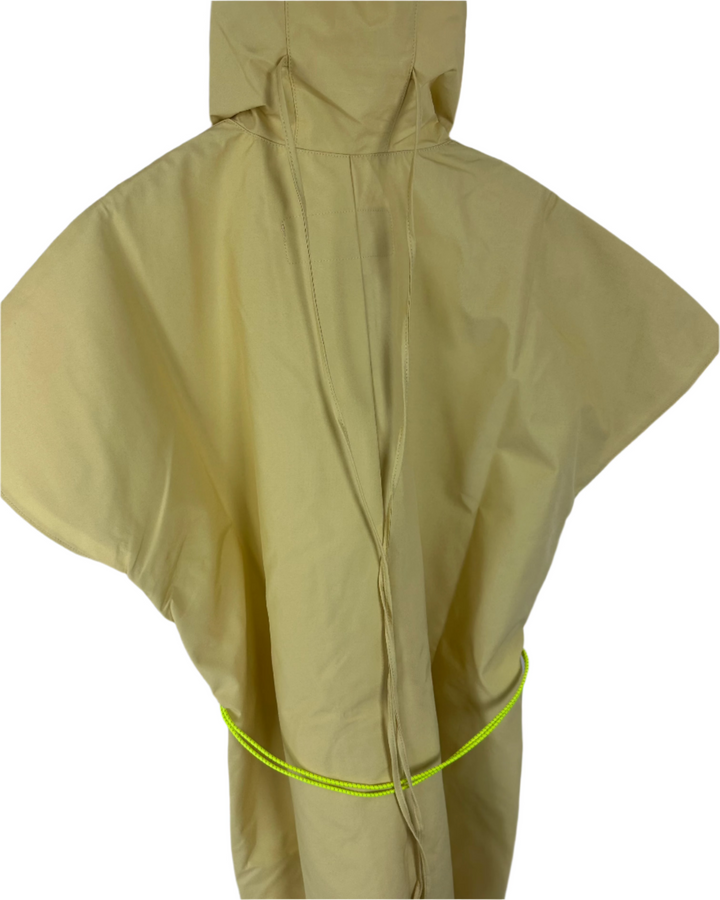 Butter Yellow Short Sleeve Raincoat With Bungee Belt - Size 2/4,  4/6 and 6/8