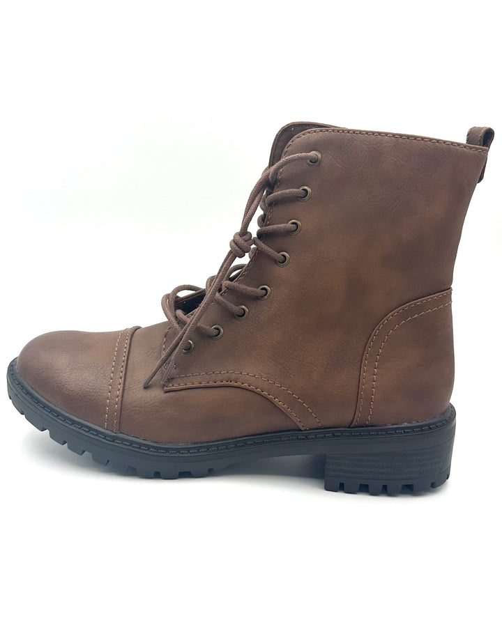 Brown Combat Boots - Size 11