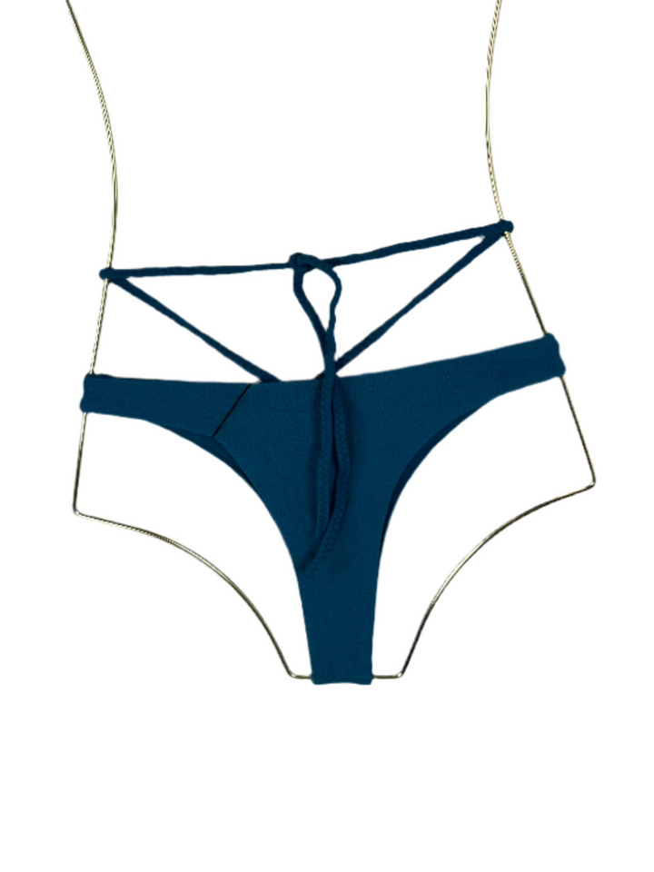 Dark Teal Thong Bikini Bottom - M, L, XL, XXL