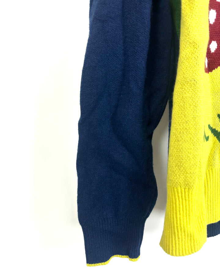 Navy Blue Golf Sweater - Mens Medium / Womens Large