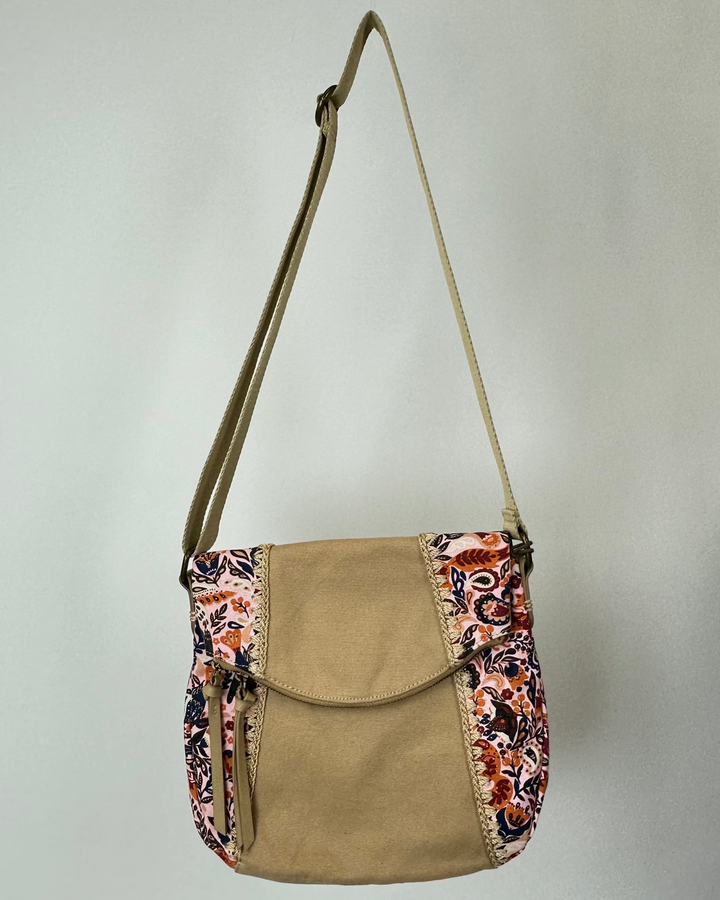 Pink Paisley Crossbody Bag