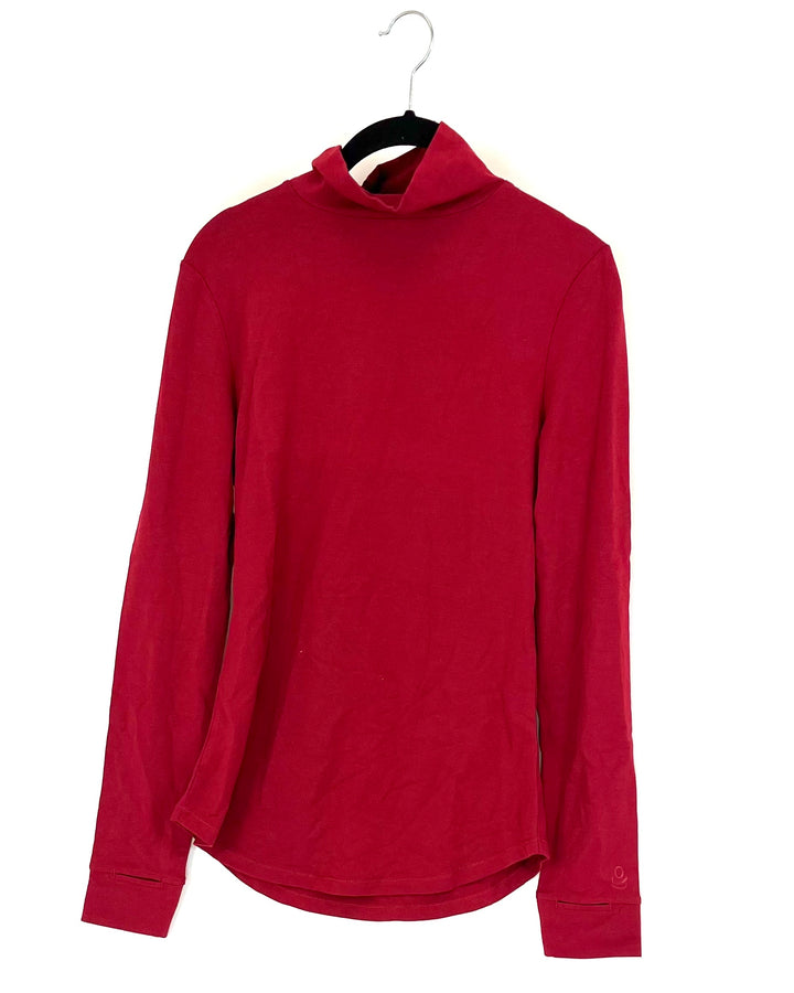 Dark Red Turtleneck - Size 2/4