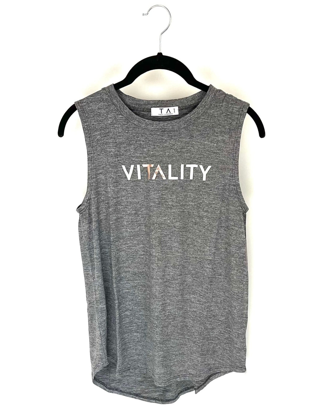 Grey and Rose Gold Vitality Ultra Soft Top - Size 2/4, 4/6 and 6/8
