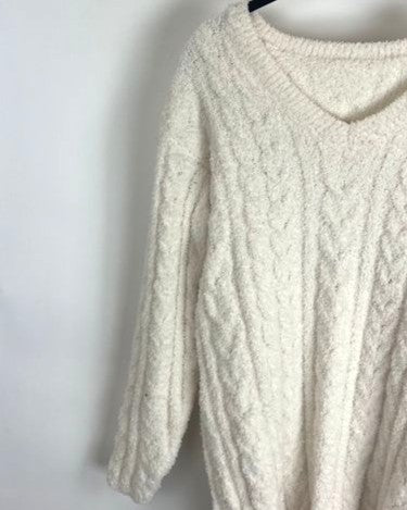 Cream Sweater Dress - Extra Small and Small