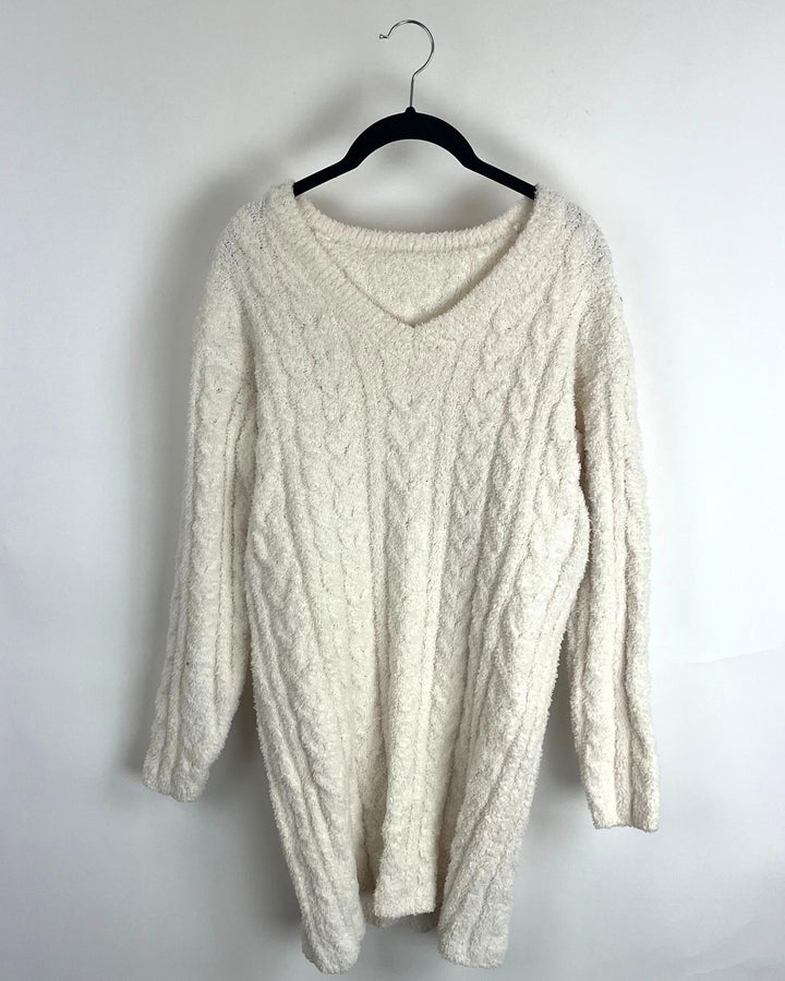 Cream Sweater Dress - Extra Small and Small