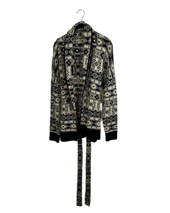 Abstract Pattern Cardigan - Size 6/8
