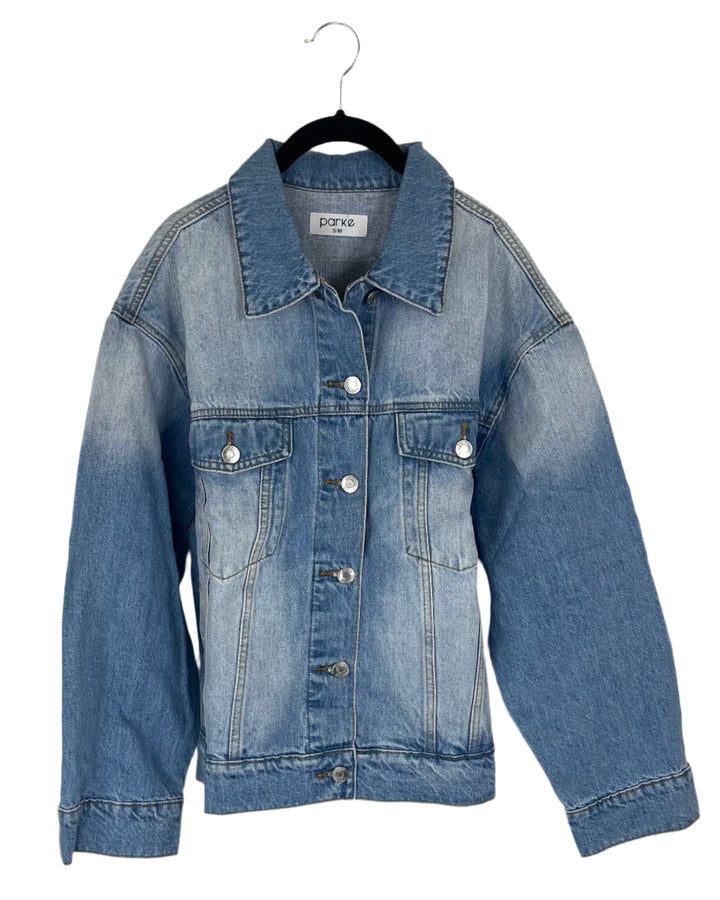 Blue Denim Jean Jacket - Extra Small