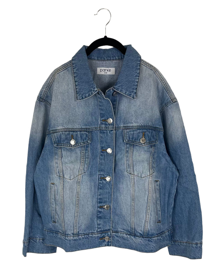 Blue Denim Jean Jacket - Extra Small