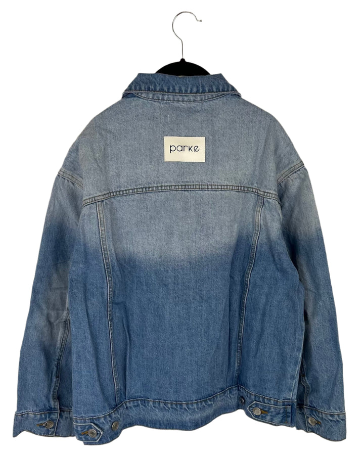 Blue Denim Jean Jacket - Extra Small