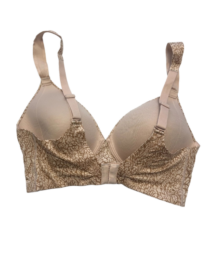 Dark Nude Animal Print Bra- Small