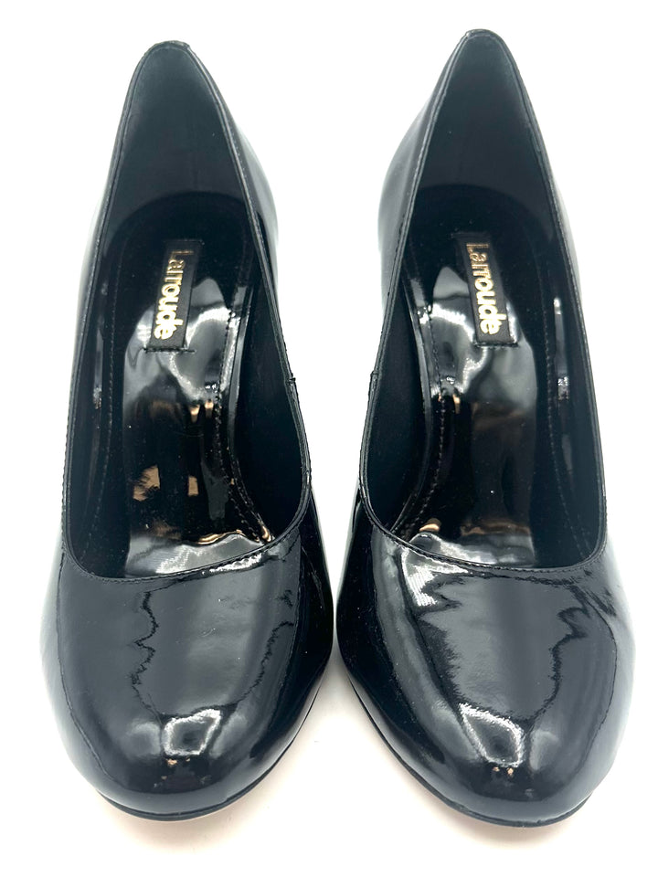 Black Round Toe Heels - Size 7.5