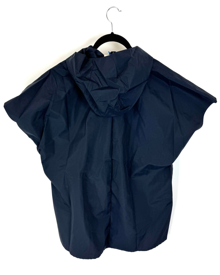 Navy Short Sleeve Raincoat - Size 6 - 10