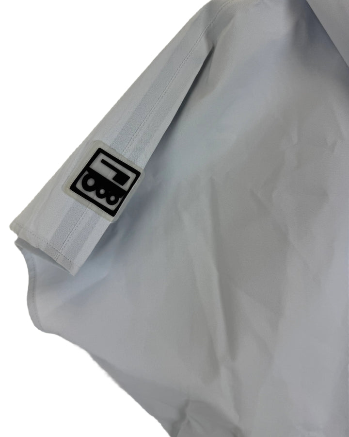 Pale Blue Short Sleeve Raincoat - Size 6 - 10