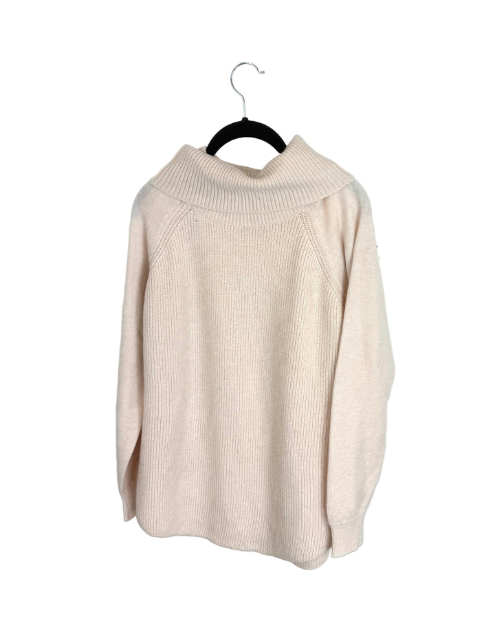 Cream Turtleneck Sweater - Size 4/6