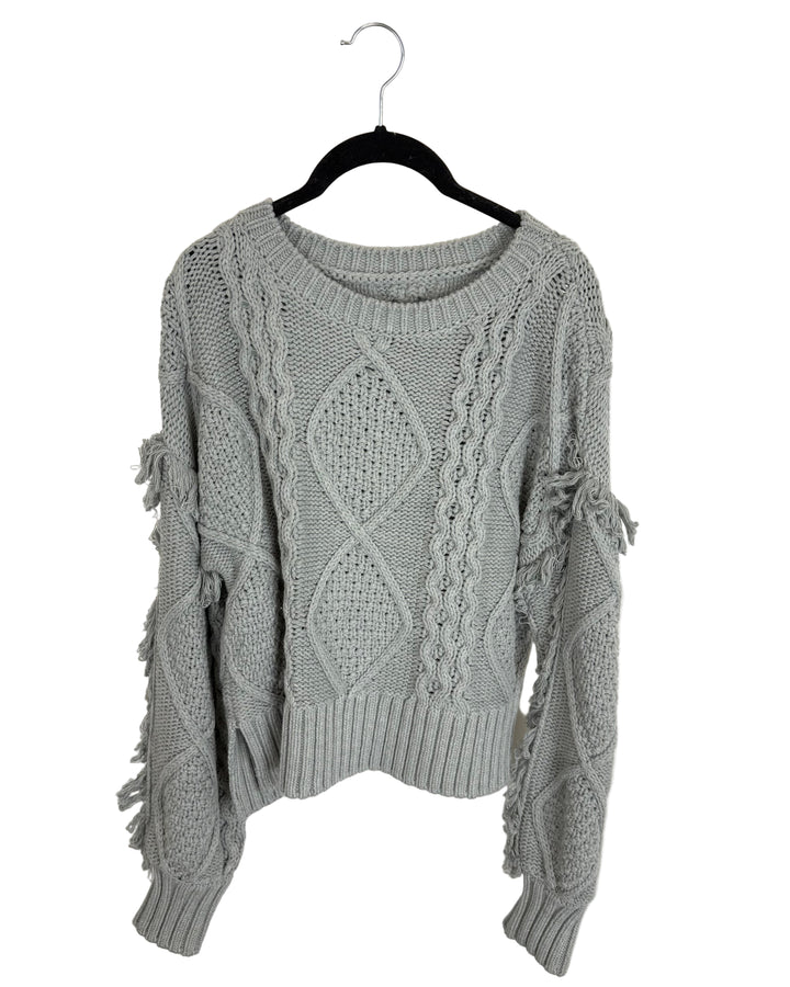 Blue Knit Sweater - Size 6/8