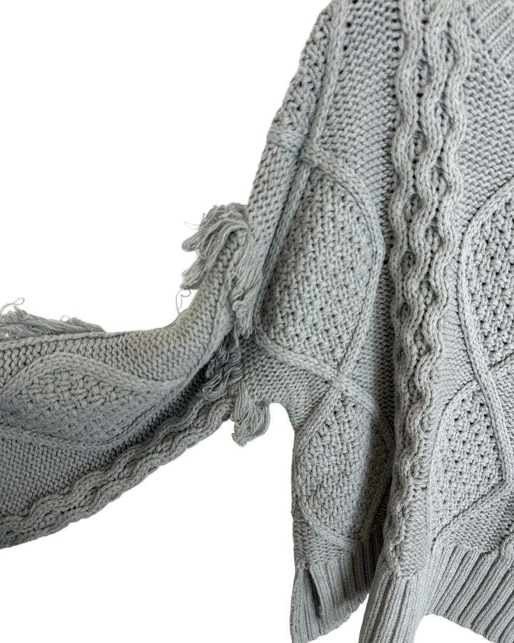 Blue Knit Sweater - Size 6/8