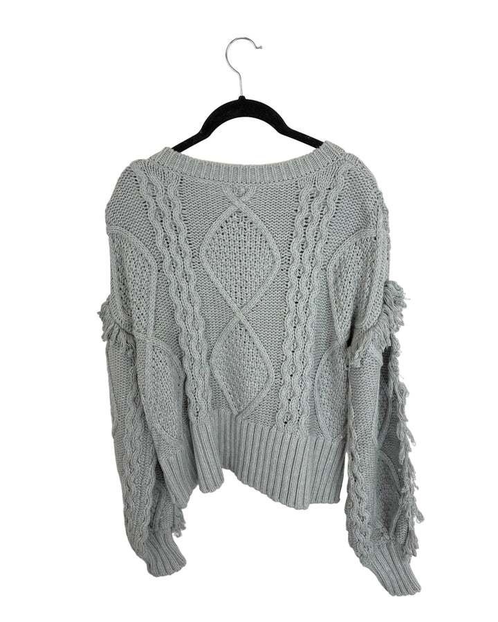 Blue Knit Sweater - Size 6/8