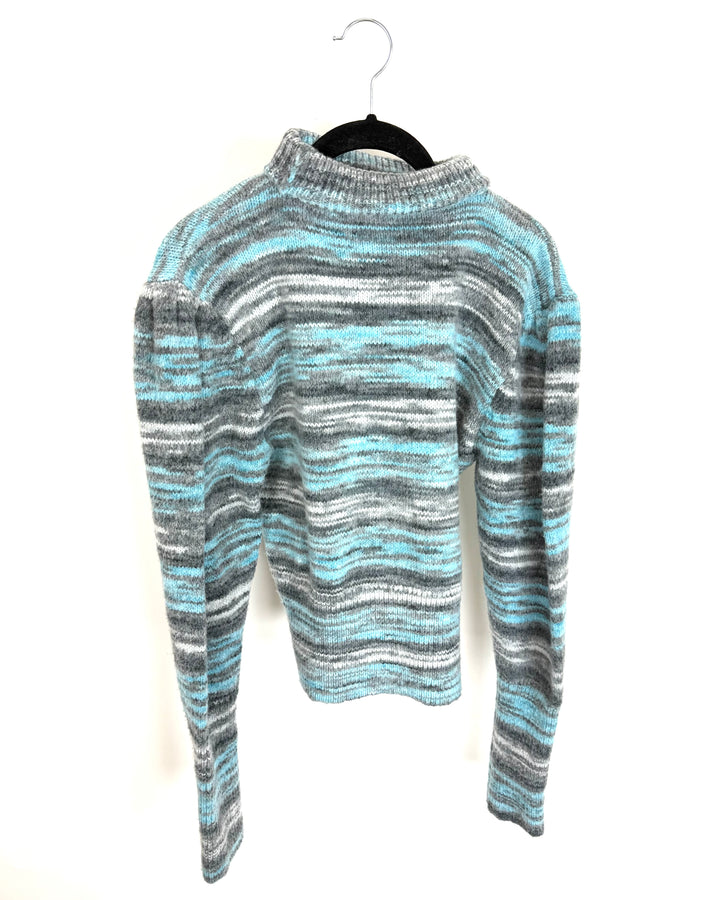 Blue Striped Sweater - Size 2/4
