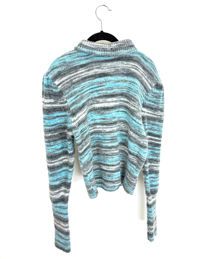 Blue Striped Sweater - Size 2/4