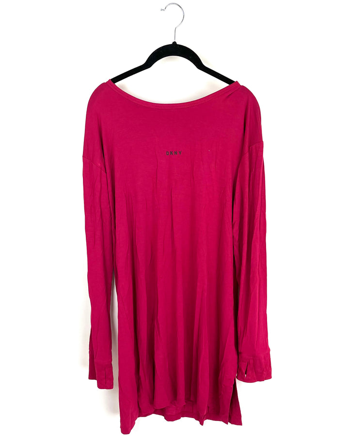 Hot Pink Logo Nightgown - Size 6/8