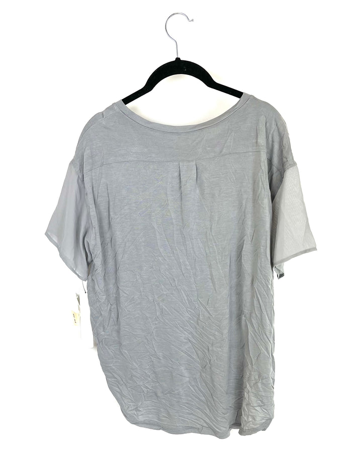 Light Grey Loungewear Top - Size 4/6