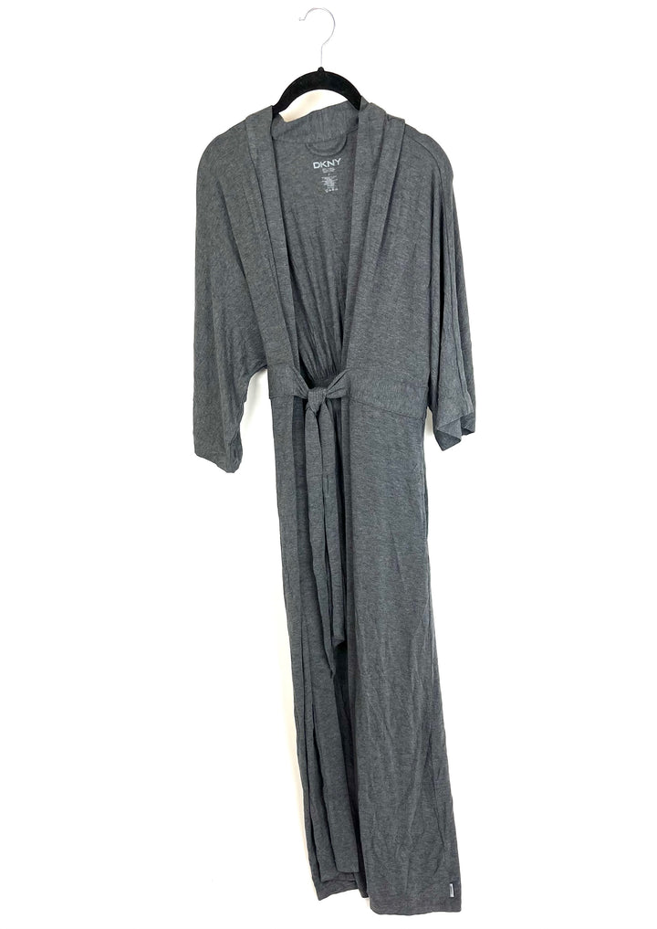 Dark Grey Long Robe - Size 4/6