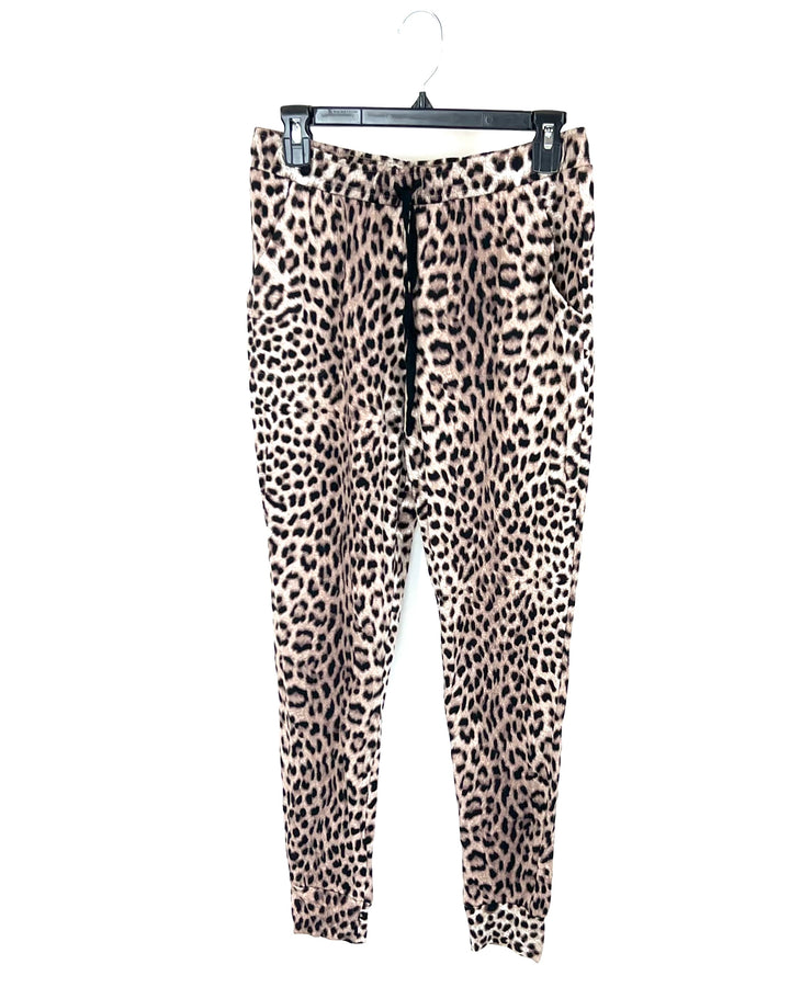 Leopard Print Lounge Pants - Size 4/6
