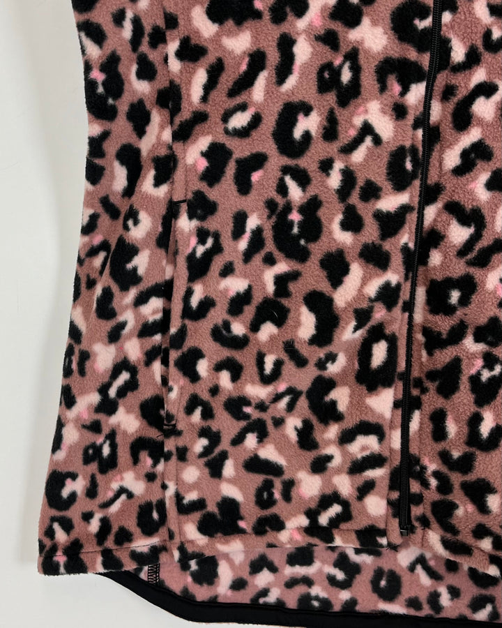 Pink Leopard Print Vest - Size 2/4