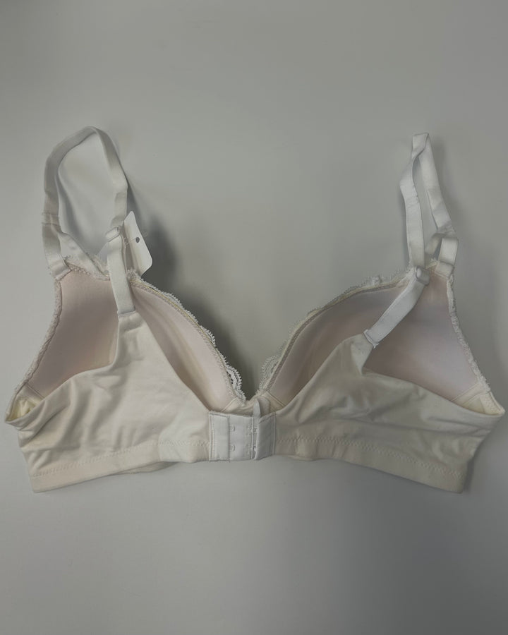 Soft White Lace Bra - 34B