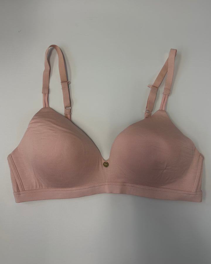 Blush Pink Seamless Padded Bra - 34B