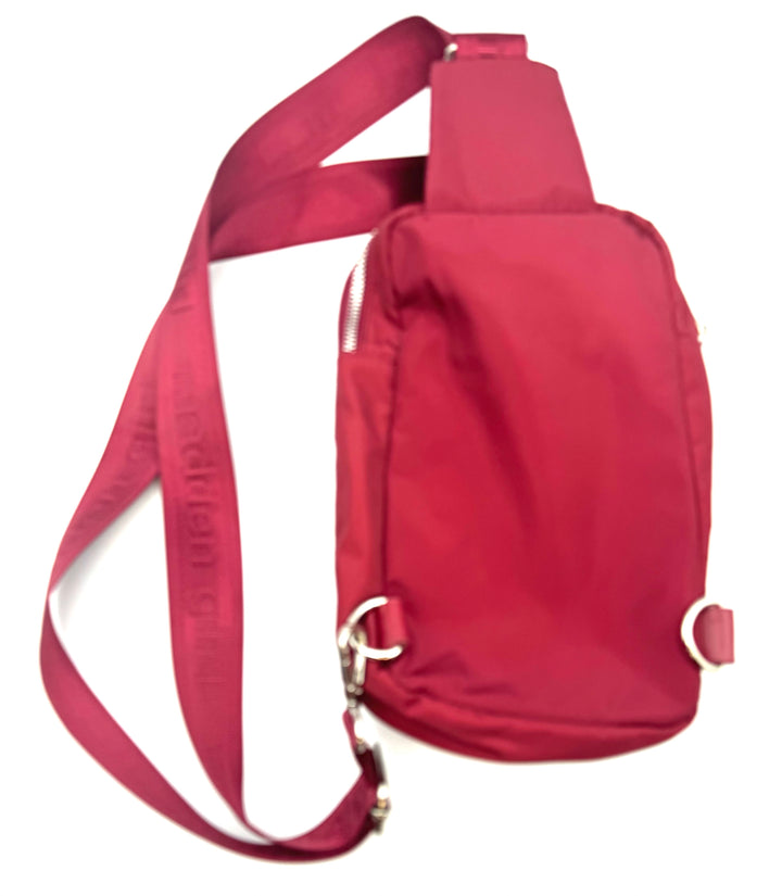 Red Adjustable Sling Bag