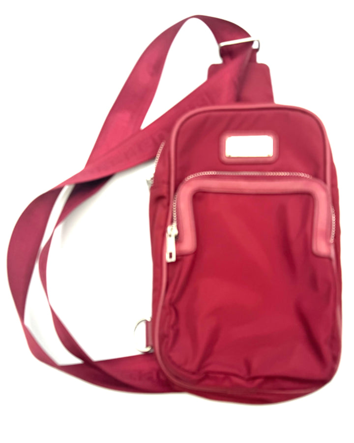 Red Adjustable Sling Bag