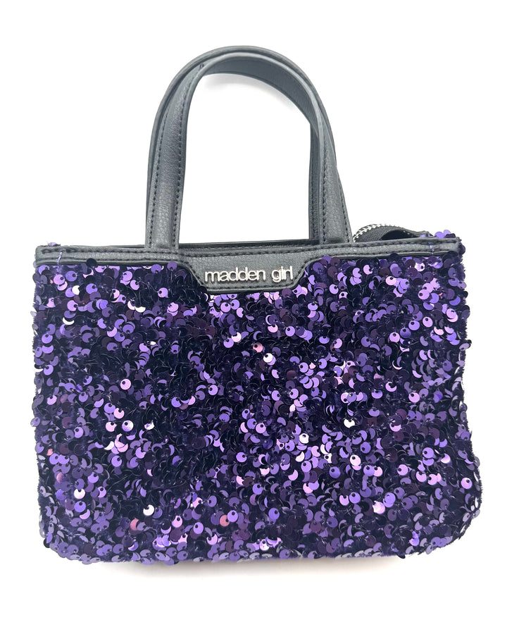 Purple Sequin Mini Bag