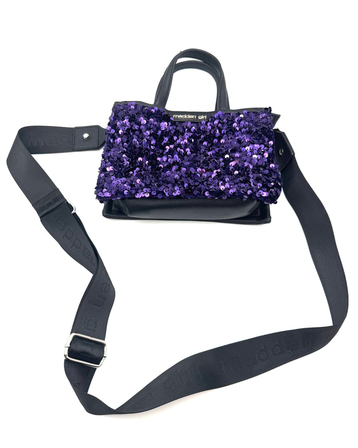 Purple Sequin Mini Bag