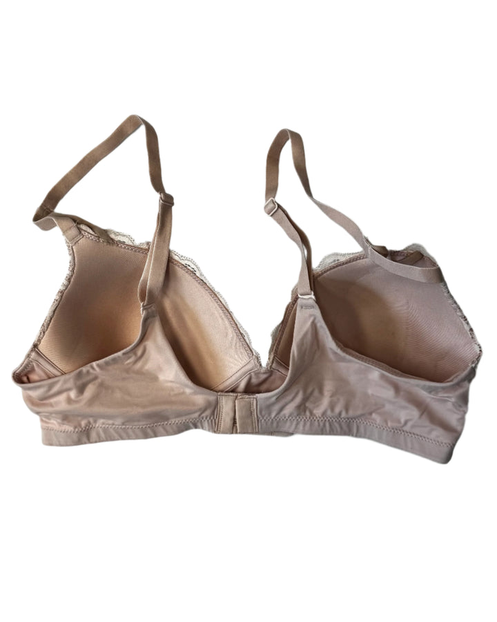 Soft Nude Pink Lace Bra - 34B