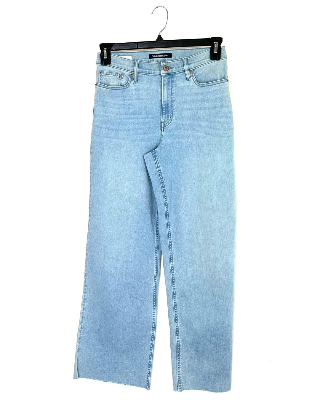 Wide Leg Jeans in Light Blue Wash - Size 28