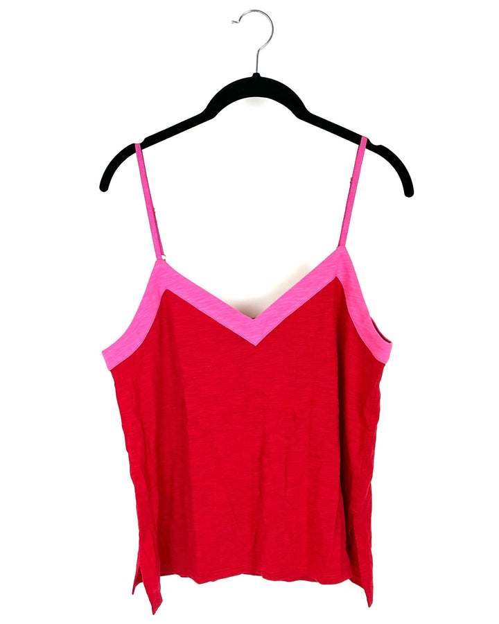 Pink And Red Pajama Set - Size 2/4