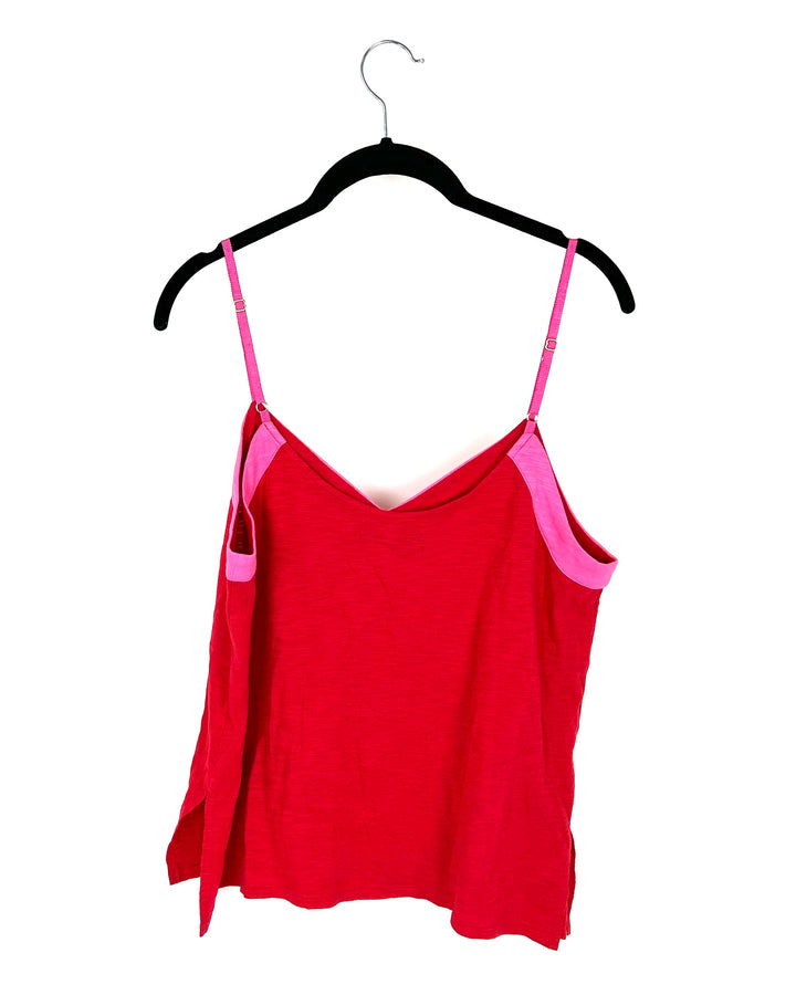 Pink And Red Pajama Set - Size 2/4